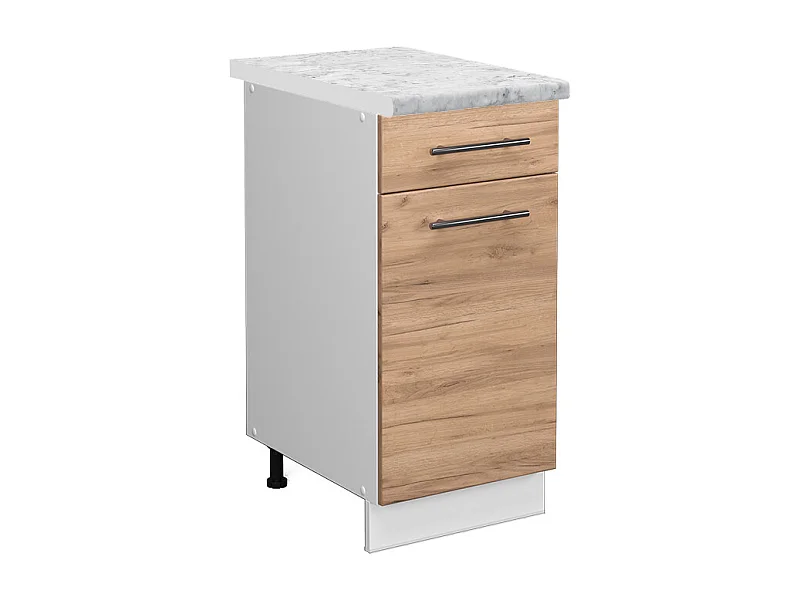 Mueble bajo de cocina roble dorado 40x60x82 fame-line