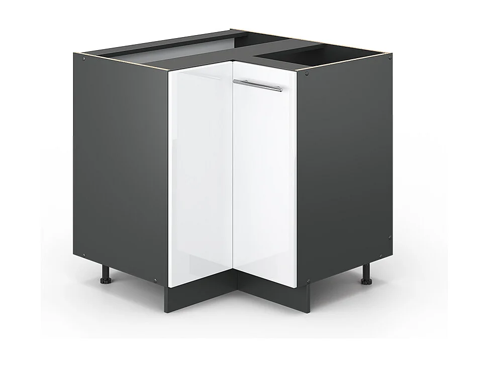 Meuble dangle blanc haute brillance 80.5x51.6x82 fame-line