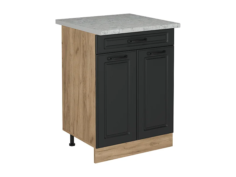 Mobiletto base per cucina antracite casa di campagna 60x60x81.6 r-line