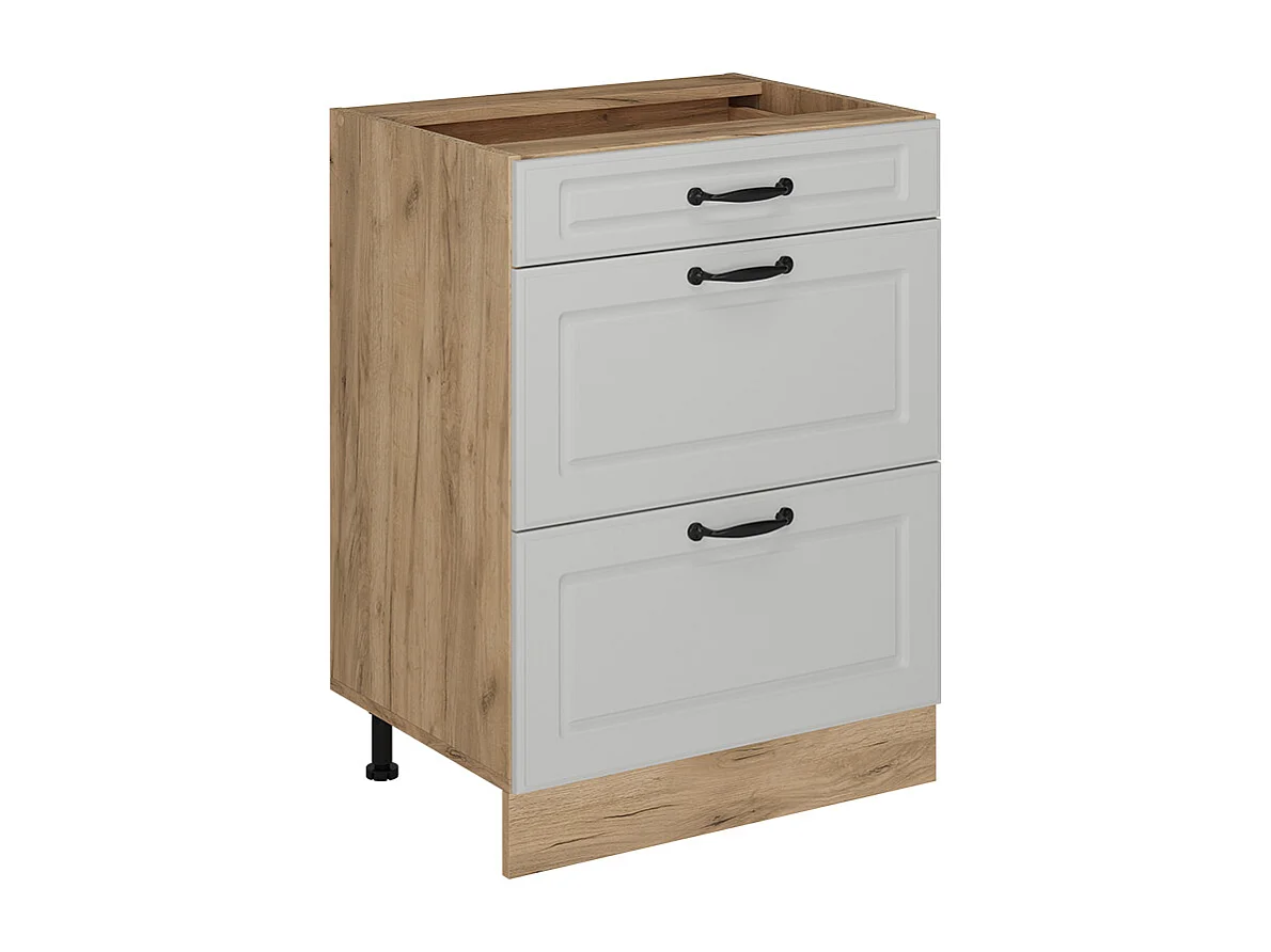 Mueble bajo de cocina blanco casa de campo 60x46x81.6 r-line