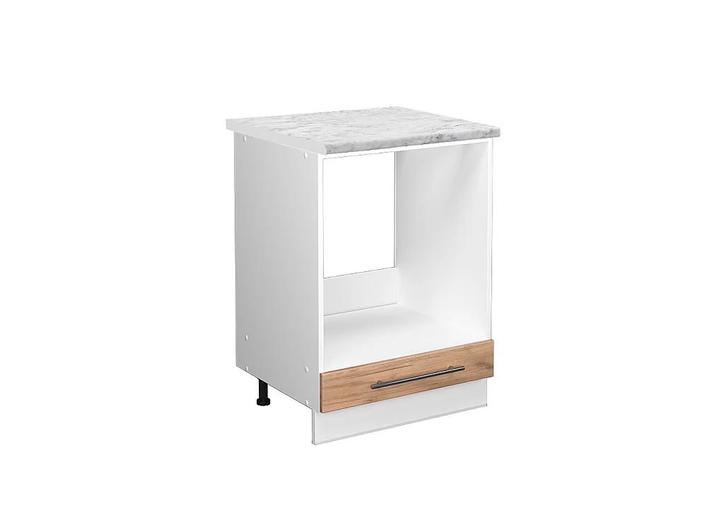 Meuble pour four chêne de force doré 60x60x82 fame-line