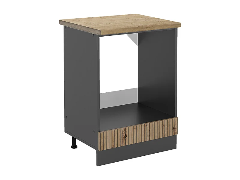 Armario para horno empotrado roble artesanal 60x60x81.6 r-line