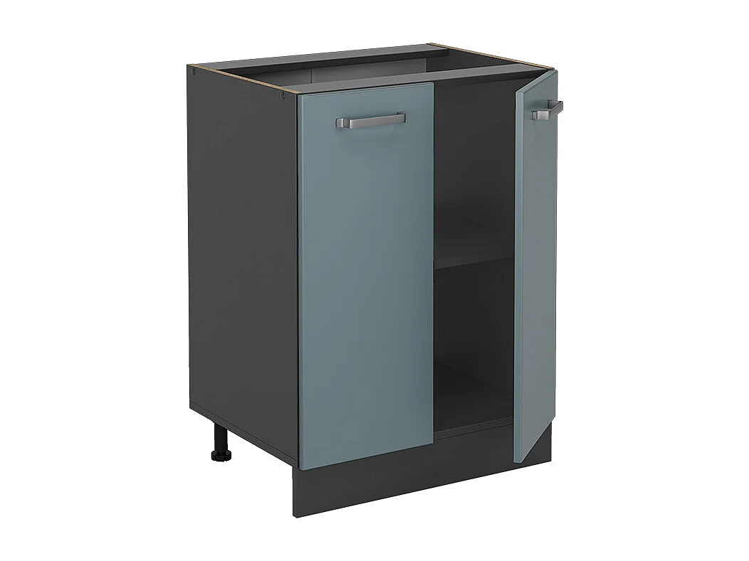 Meuble cuisine bleu-gris 60x60x81.6 r-line