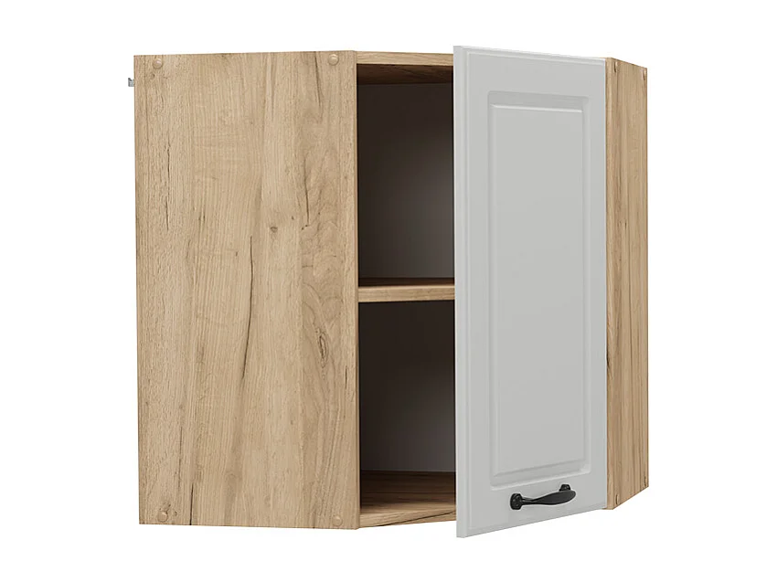 Armario colgante de esquina blanco casa de campo 57x34.1x60 r-line