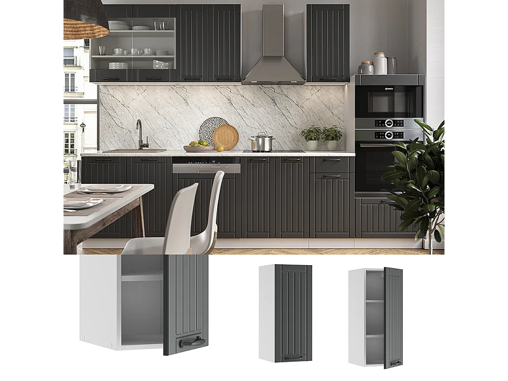 Armario colgante antracita casa de campo 30x34.1x72 fame-line