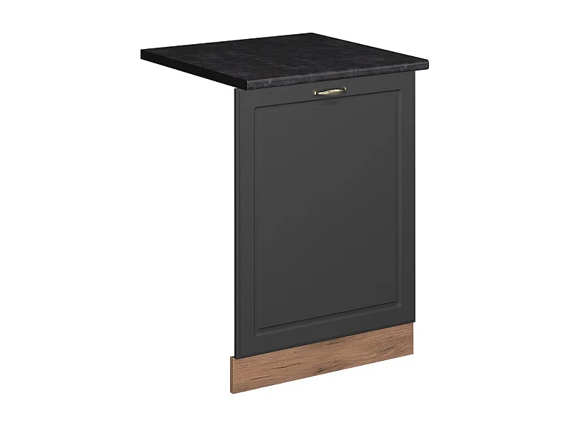 Façade de lave-vaisselle anthracite-or 60x1.6x81.8 fame-line