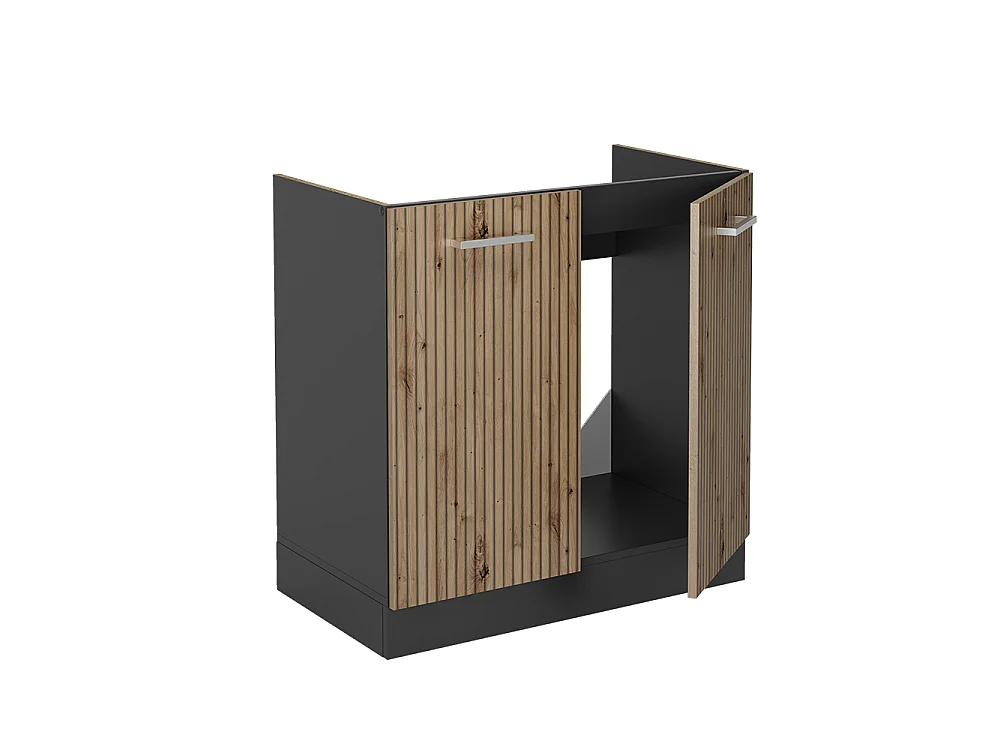 Wastafelkast artisanaal eiken 80x46x81.6 r-line
