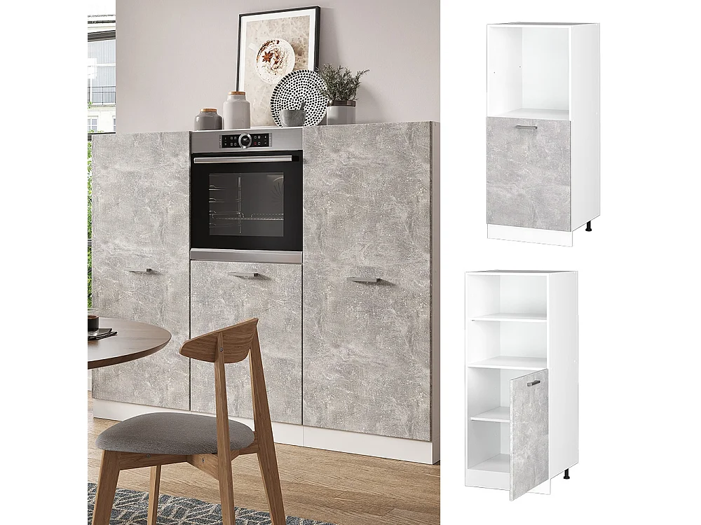 Oven housing cabinet concrete 60x57x143 r-line