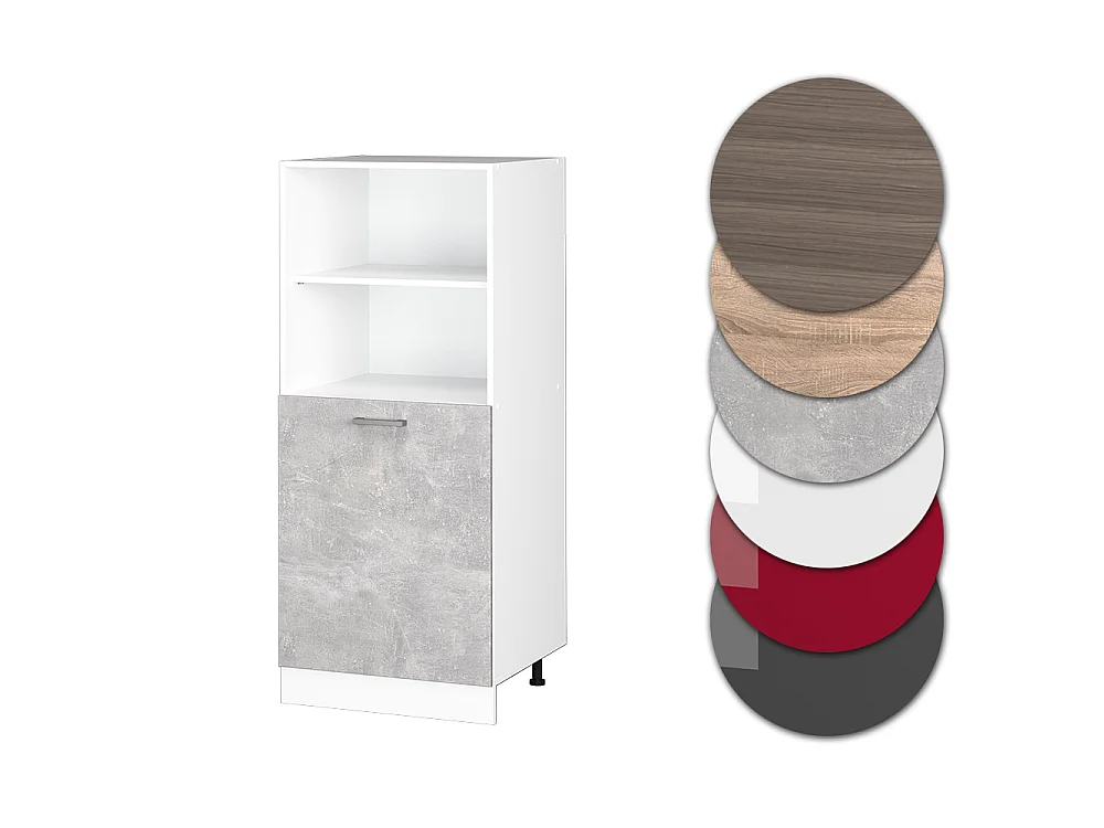 Oven housing cabinet concrete 60x57x143 r-line