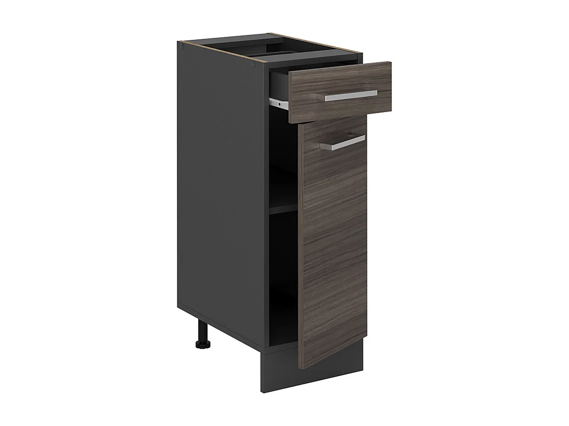 Meuble cuisine gris noble 30x60x81.6 r-line