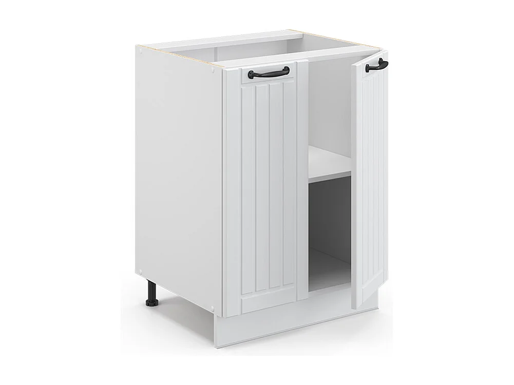 Mueble bajo de cocina blanco casa de campo 60x60x82 fame-line