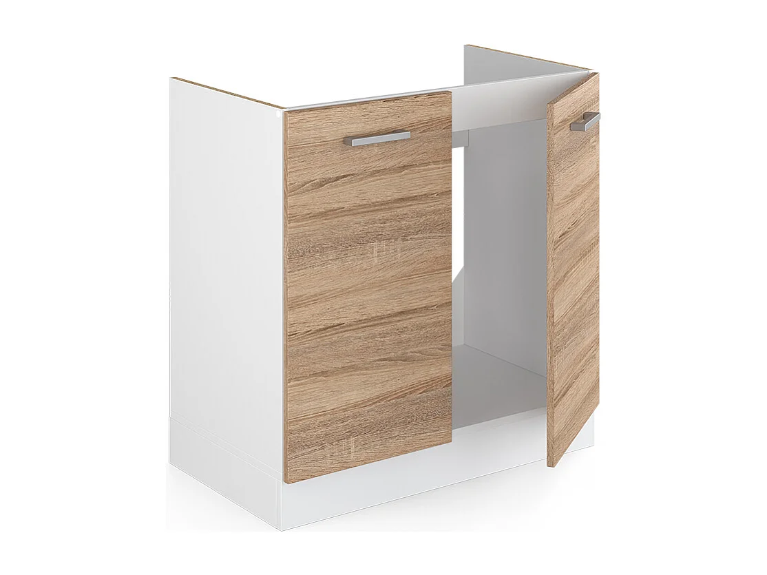 Mobile lavello cucina sonoma 80x46x81.6 r-line