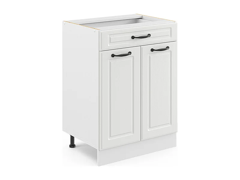 Meuble cuisine blanc campagne 60x46x81.6 r-line
