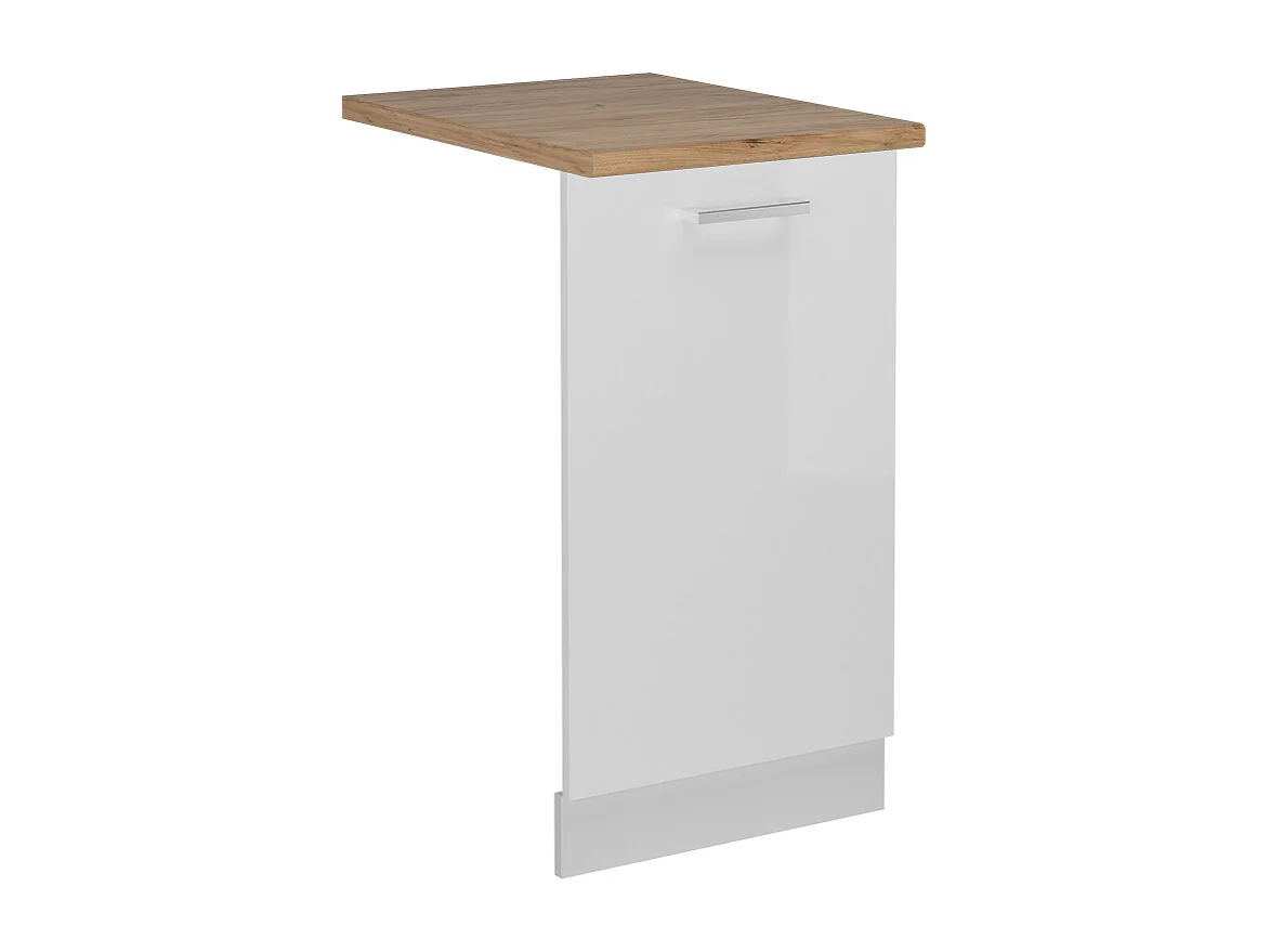 Frontblende weiß hochglanz 45x1.6x81.8 r-line