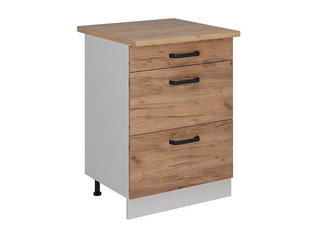 Meuble cuisine chêne de force doré 60x60x81.6 r-line