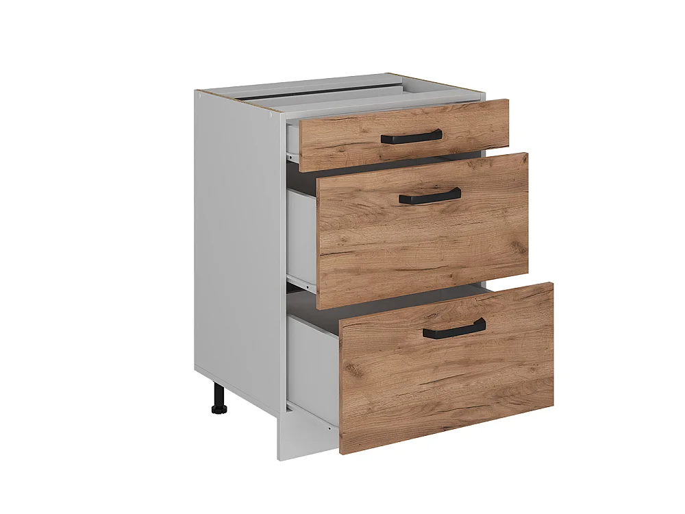 Meuble cuisine chêne de force doré 60x60x81.6 r-line