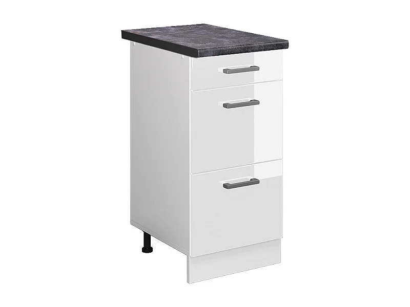 Mueble bajo de cocina blanco alto brillo 40x60x81.6 r-line