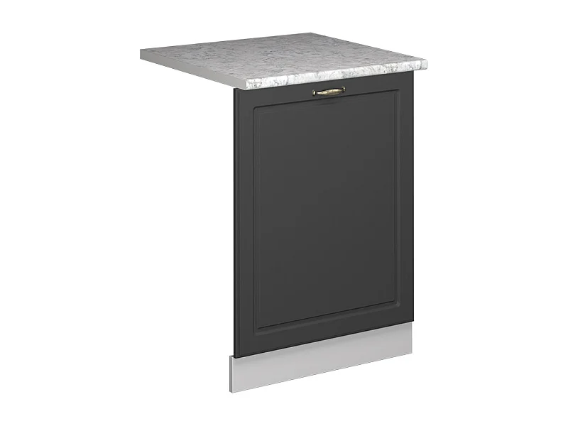 Façade de lave-vaisselle anthracite-or 60x1.6x81.8 fame-line