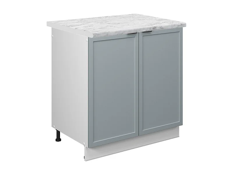 Szafka pod zlew jasnoniebiesko-szary 80x60x82 fame-line