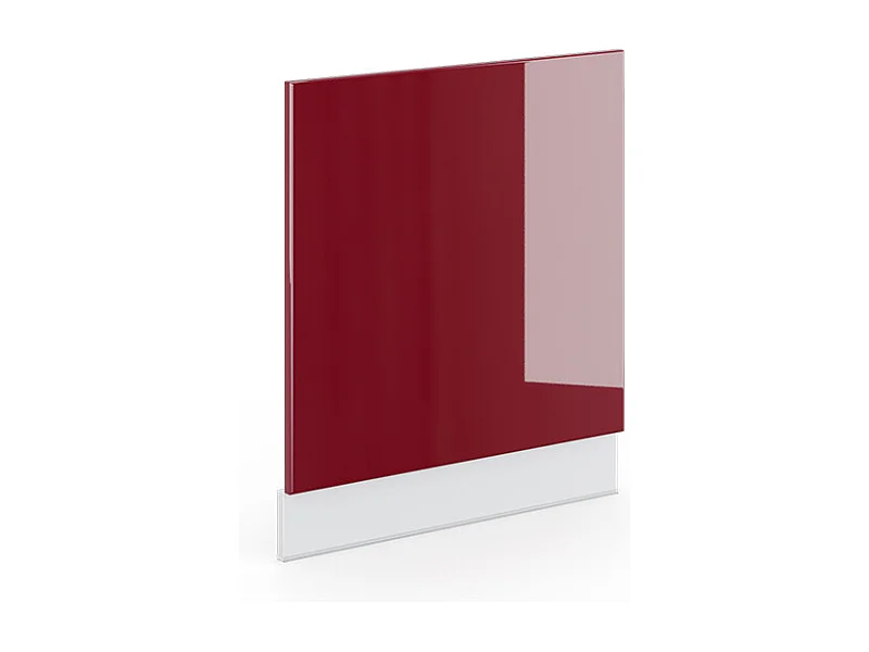 Frontpaneel bordeauxrode hoogglans 60x1.6x67.4 fame-line