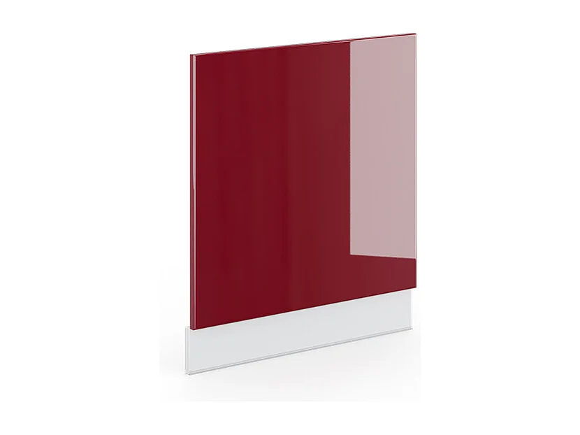 Façade rouge bordeaux haute brillance 60x1.6x67.4 fame-line