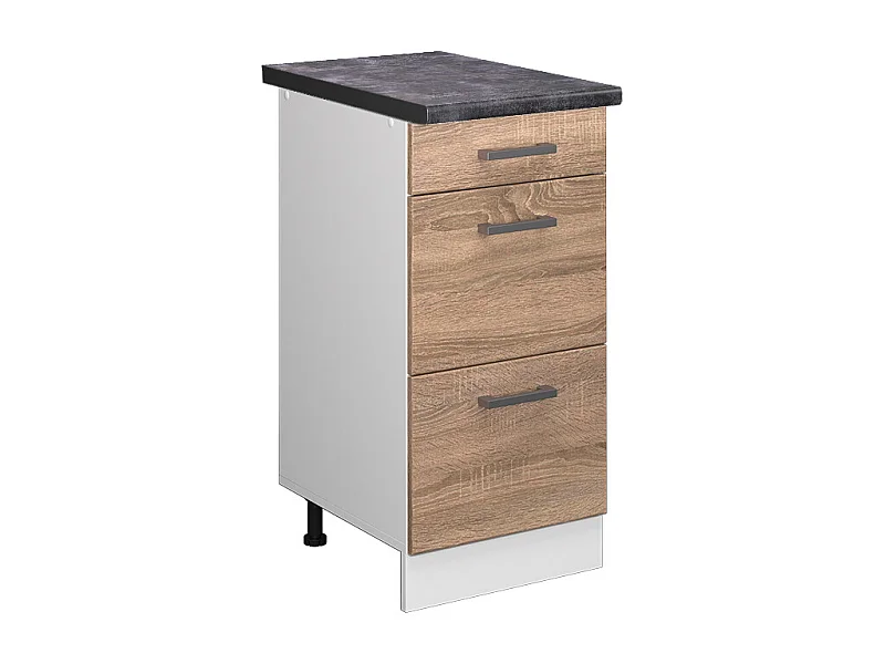 Mobiletto base per cucina sonoma 40x60x81.6 r-line