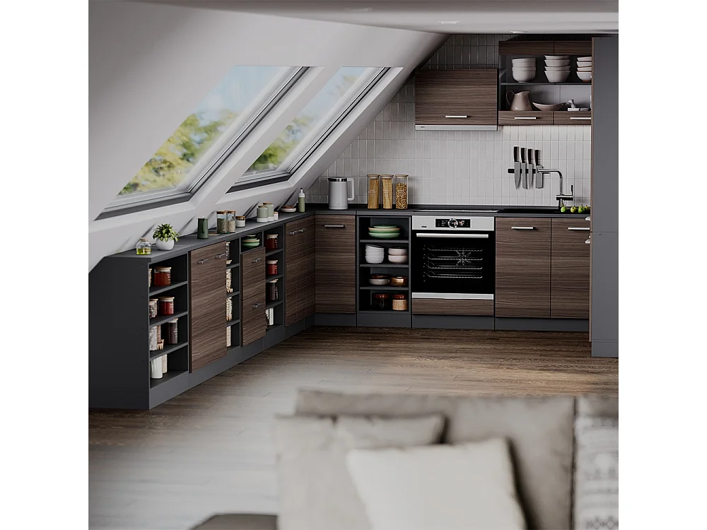 Meuble sous pente gris noble 60x46x81.6 r-line