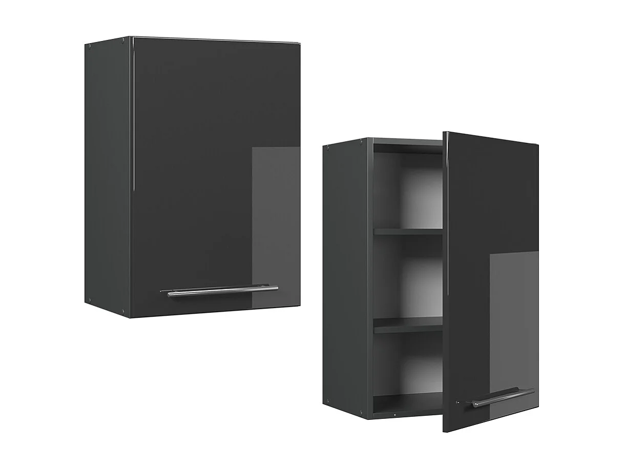 Armario colgante antracita alto brillo 50x34.1x72 fame-line