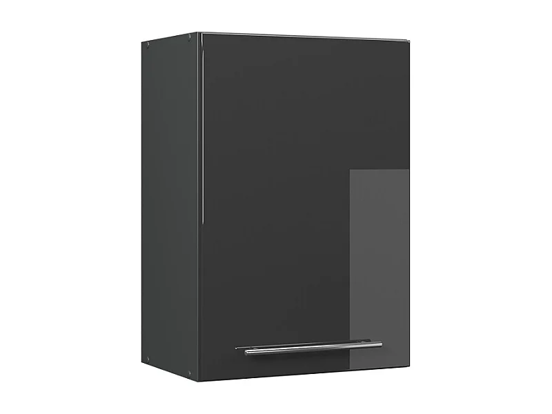 Elément haut de cuisine anthracite haute brillance 50x34.1x72 fame-line