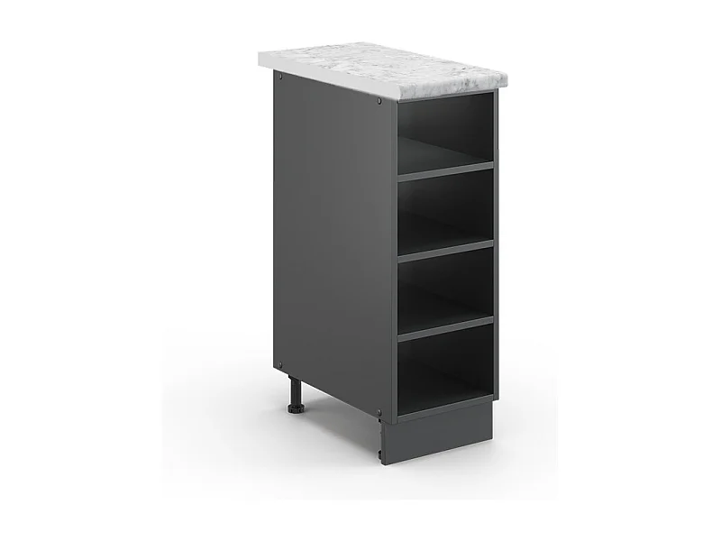 Etagère de cuisine anthracite 30x60x82 fame-line