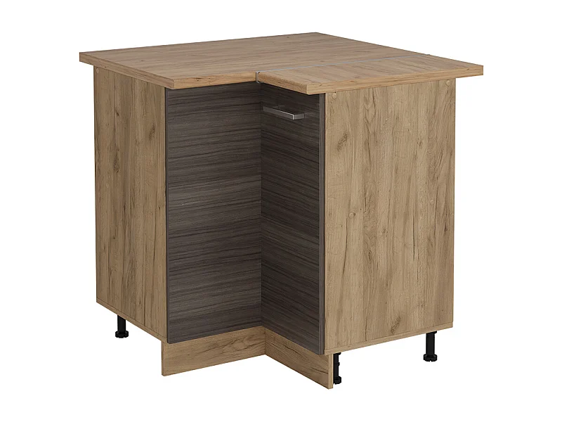 Eckunterschrank edelgrau 75.6x60x81.6 r-line