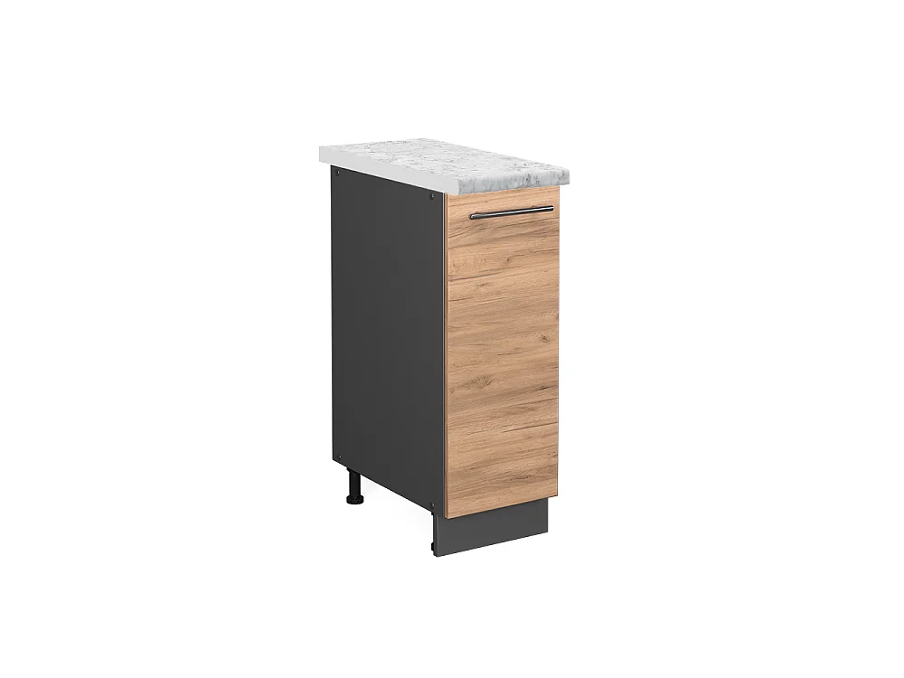Apotheekkast krachtige eik goud 30x60x82 fame-line
