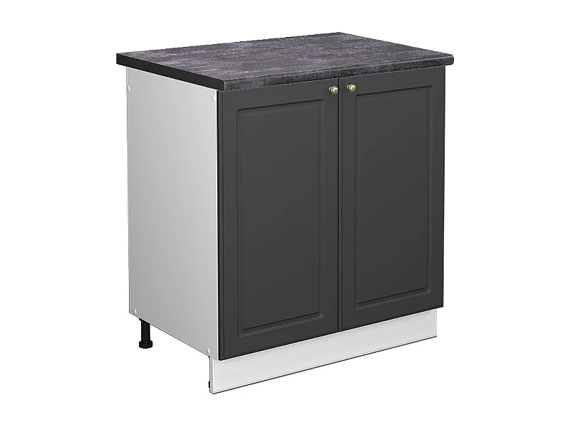 Mobile lavello cucina antracite-oro 80x60x82 fame-line