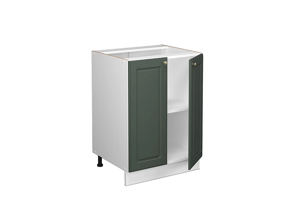 Meuble bas de cuisine vert or campagne 60x51.6x82 fame-line