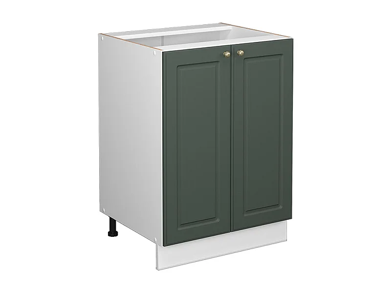 Meuble bas de cuisine vert or campagne 60x51.6x82 fame-line