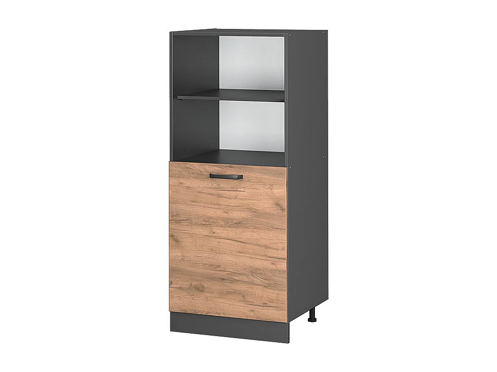 Meuble pour four chêne de force doré 60x57x143 r-line