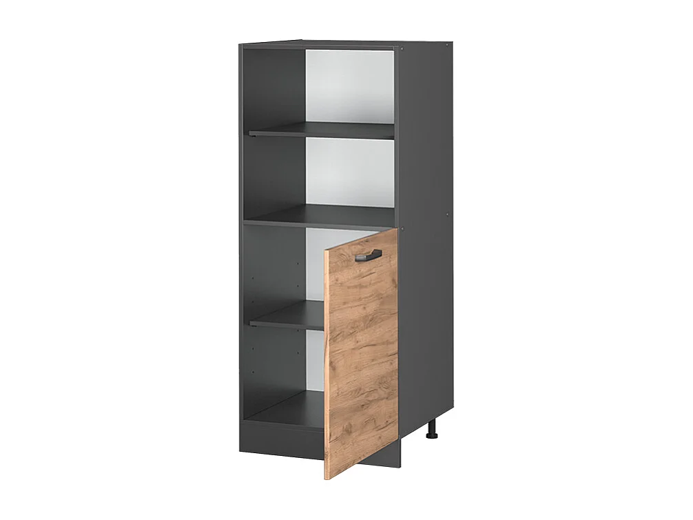 Meuble pour four chêne de force doré 60x57x143 r-line