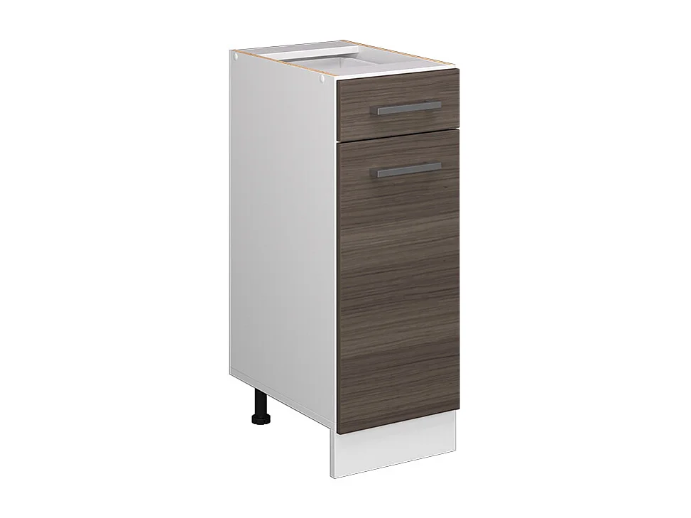 Mobiletto base per cucina grigio nobile 30x46x81.6 r-line