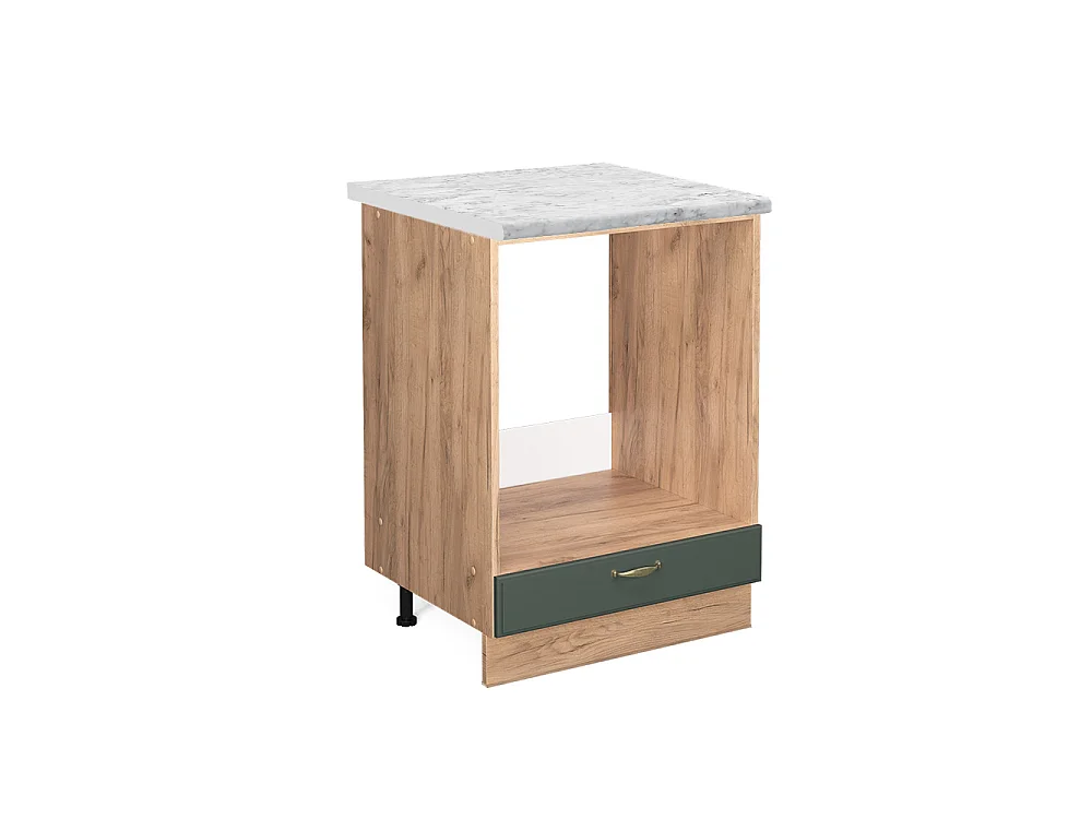 Meuble pour four vert or campagne 60x60x82 fame-line