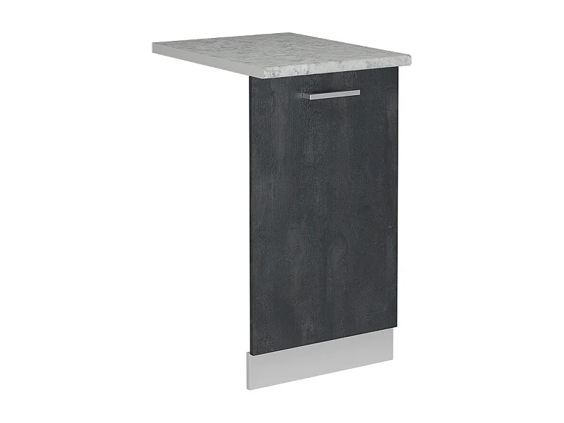 Pannello frontale della lavastoviglie calcestruzzo nero 45x1.6x81.8 r-line