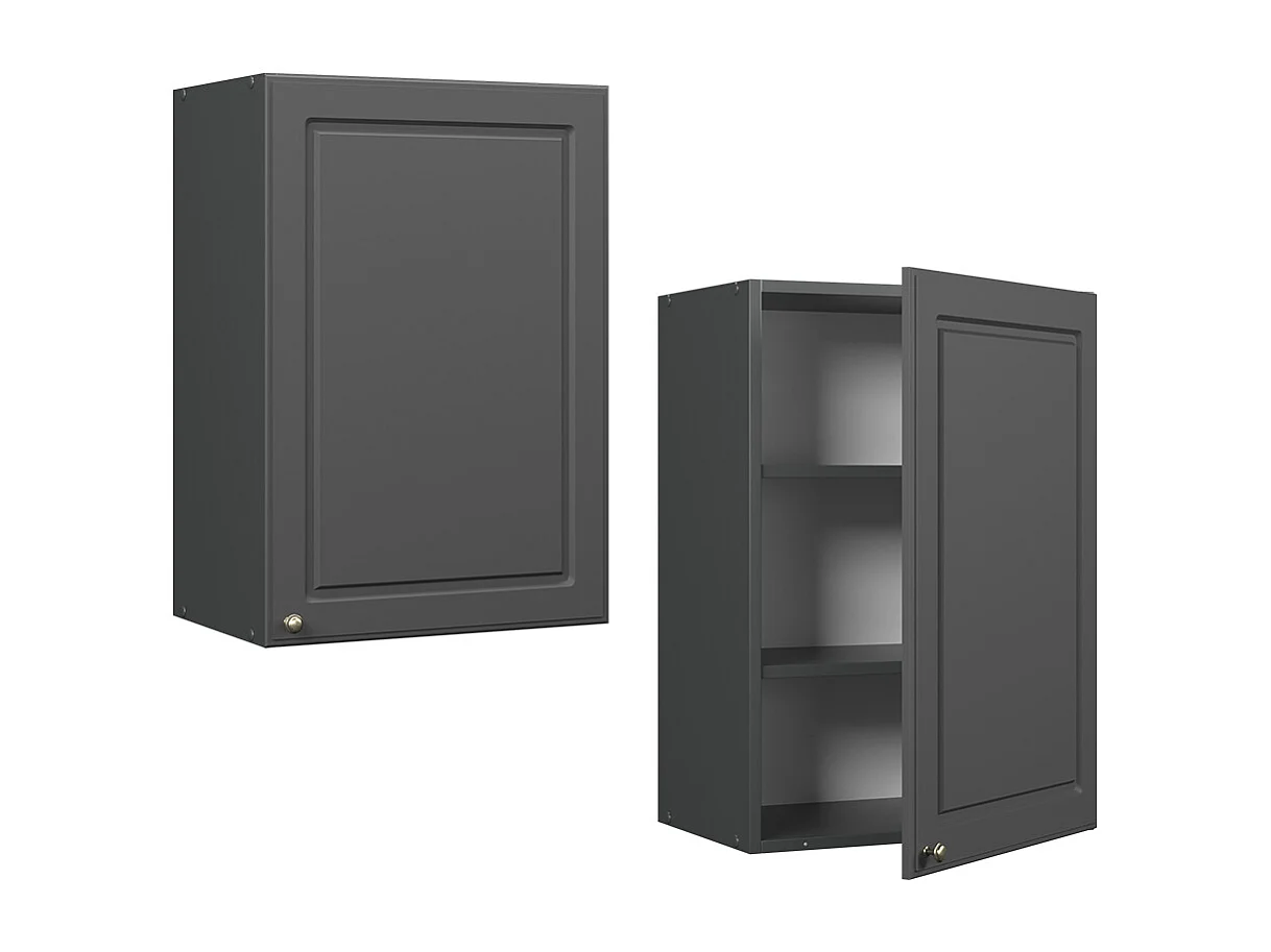 Armario colgante antracita-oro landhaus 50x34.1x72 fame-line