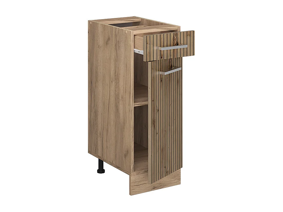 Meuble cuisine chêne artisan 30x60x81.6 r-line