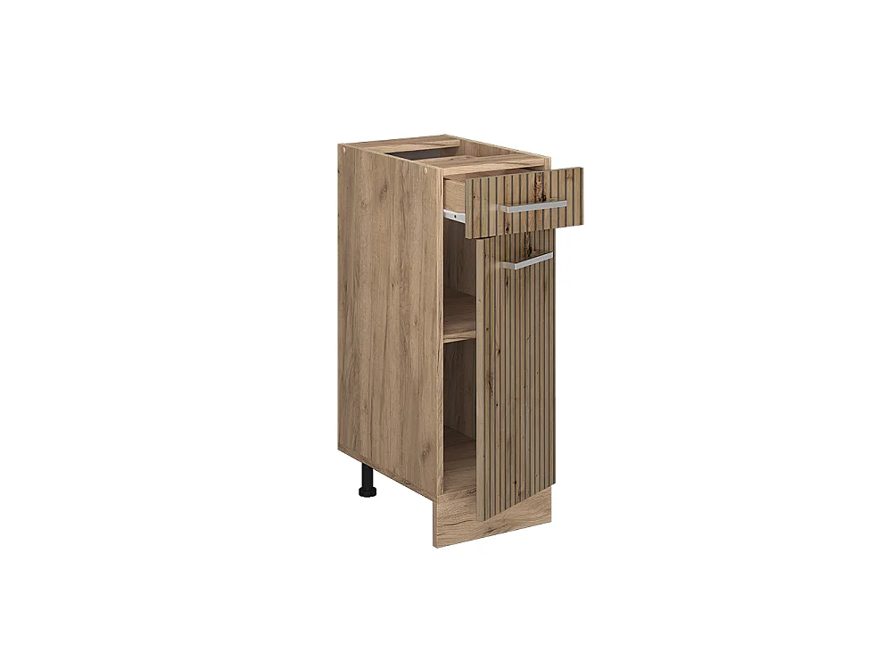 Meuble cuisine chêne artisan 30x60x81.6 r-line