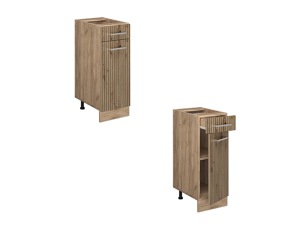 Meuble cuisine chêne artisan 30x60x81.6 r-line