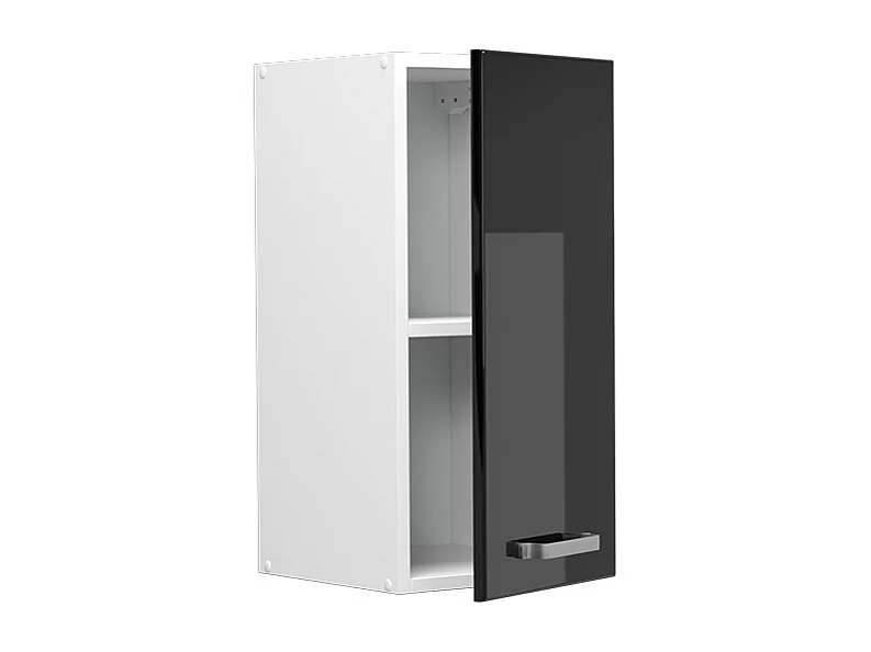 Armario colgante negro brillo intenso 30x31x60 r-line