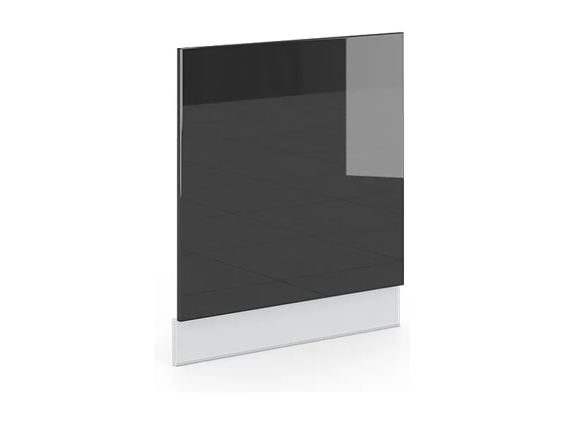 Façade anthracite haute brillance 60x1.6x67.4 fame-line