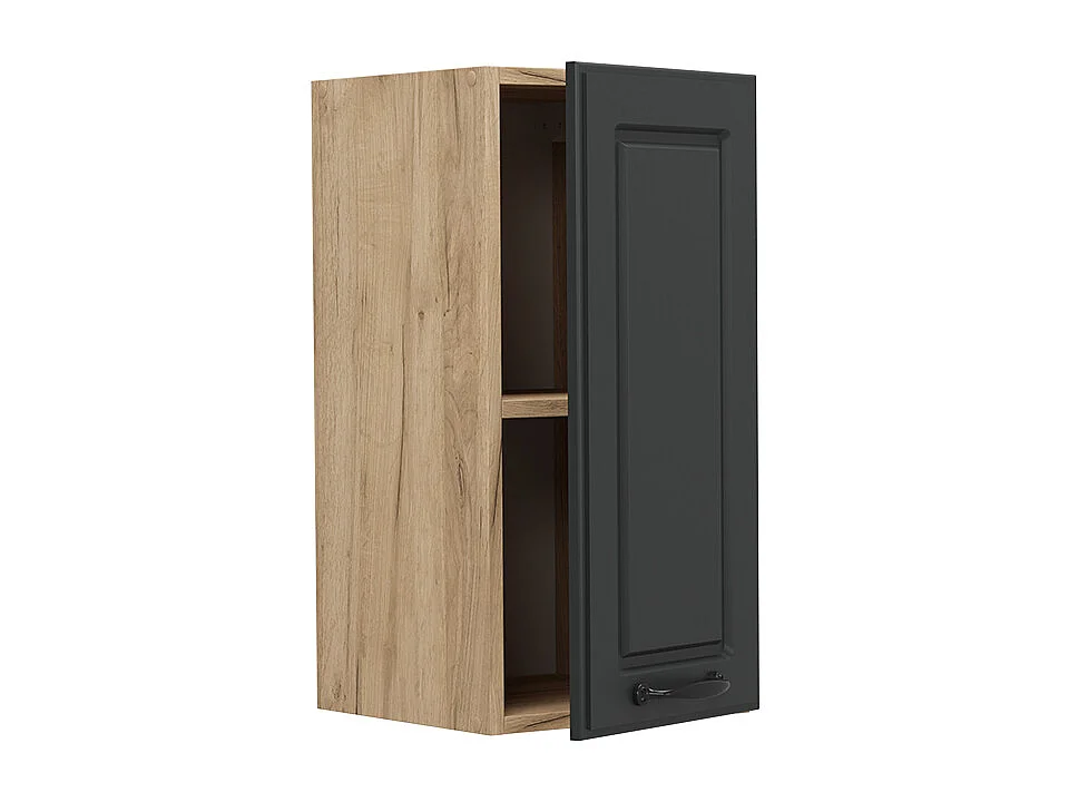 Elément haut de cuisine anthracite campagne 30x31x60 r-line