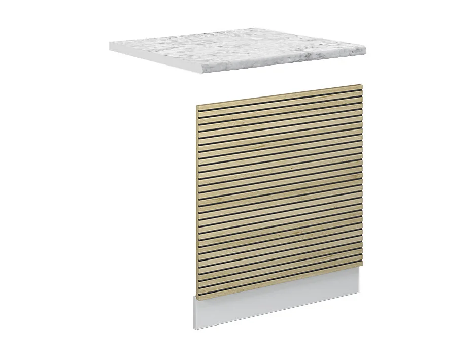 Panel frontal panel de roble 60x1.6x67.4 fame-line