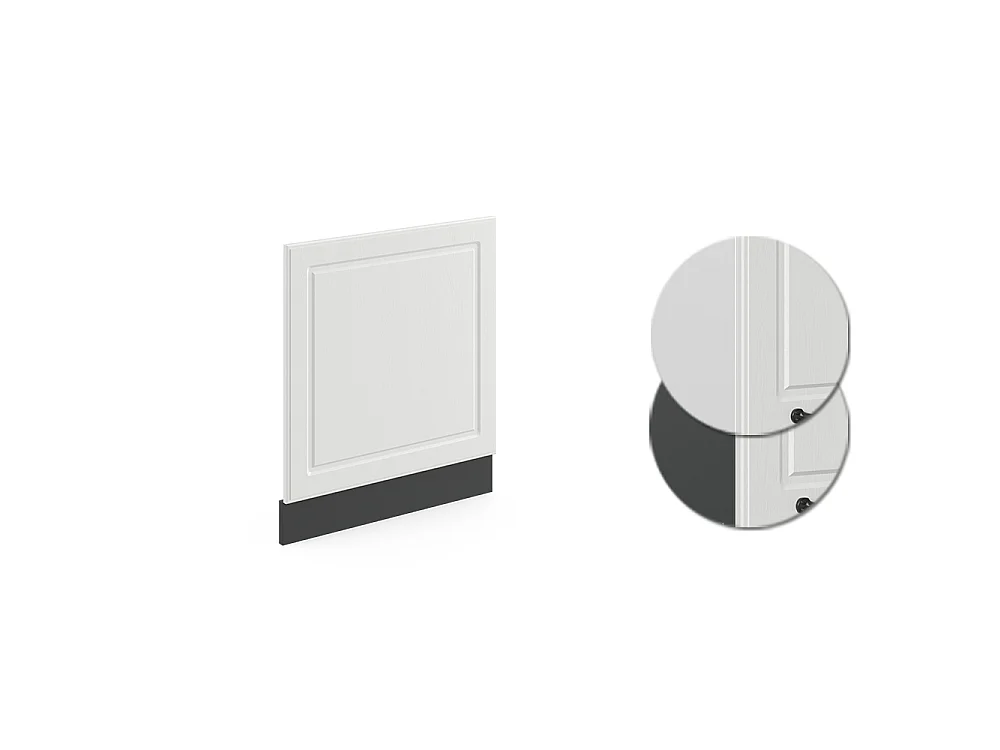 Front panel white shaker style60x1.6x57.2 r-line