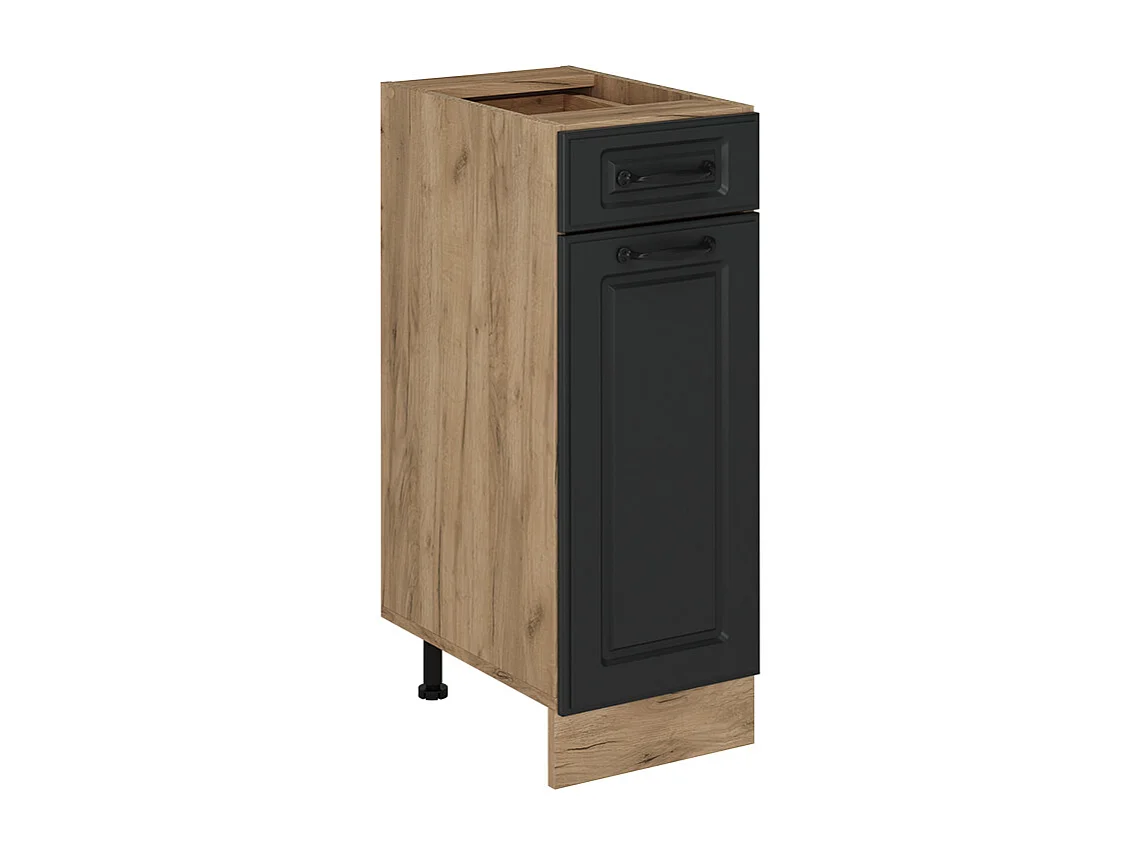 Meuble cuisine anthracite campagne 30x46x81.6 r-line